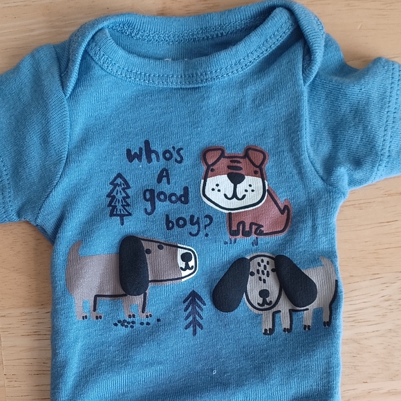 Premie Boys PJ and Onsie Set of 6 - Picture 4 of 6